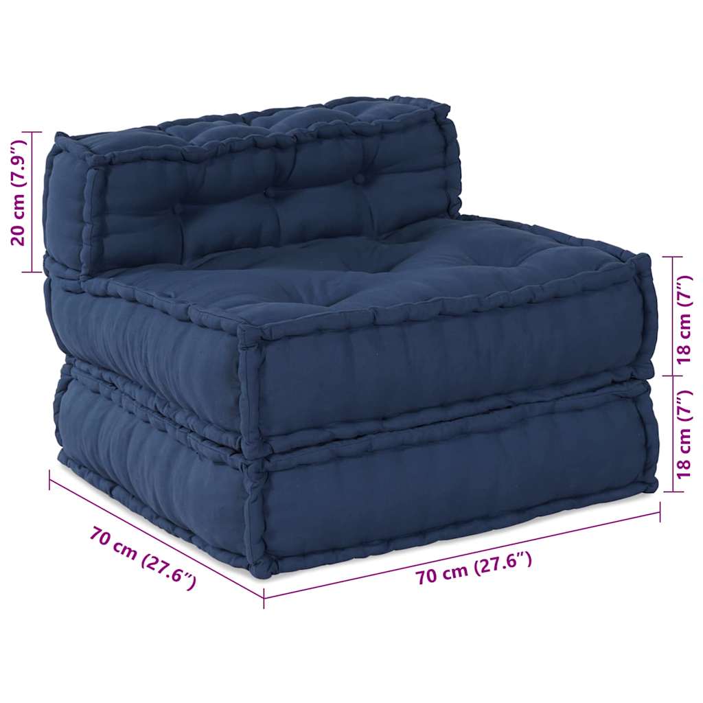 Modulares Sofa Indigo 70 x 70 x 54 cm Stoff
