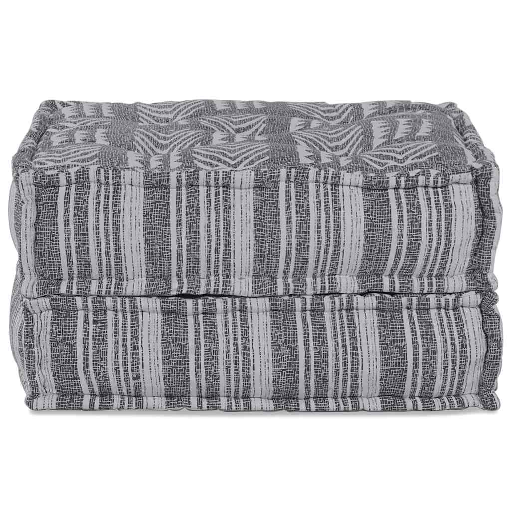 Modulares Sofa Gestreift Grau 70 x 70 x 36 cm Stoff