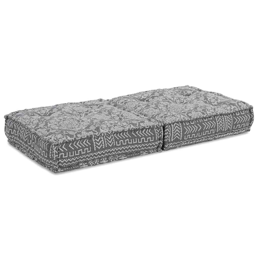 Modulares Sofa Geometrisch Hellgrau 70 x 70 x 36 cm Stoff