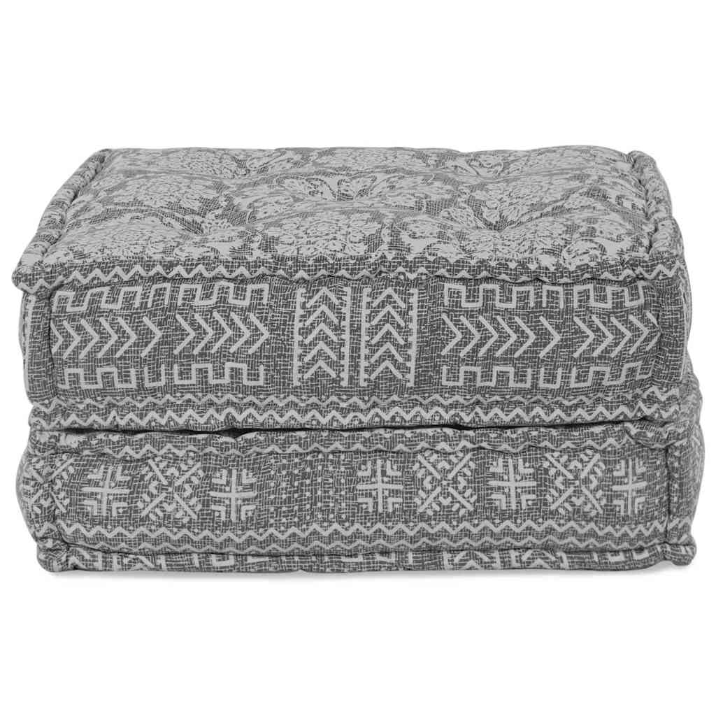 Modulares Sofa Geometrisch Hellgrau 70 x 70 x 36 cm Stoff