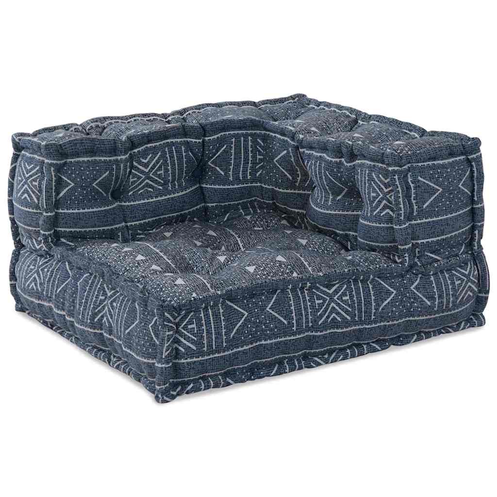 Modulares Sofa Geometrisch Indigo 70 x 70 x 54 cm Stoff