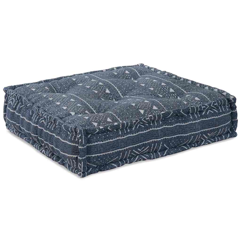 Modulares Sofa Geometrisch Indigo 70 x 70 x 54 cm Stoff