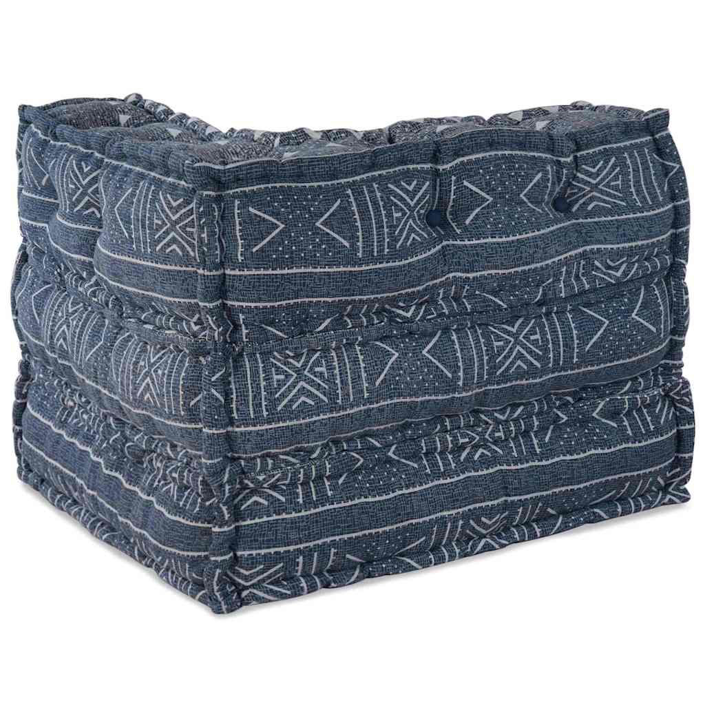 Modulares Sofa Geometrisch Indigo 70 x 70 x 54 cm Stoff