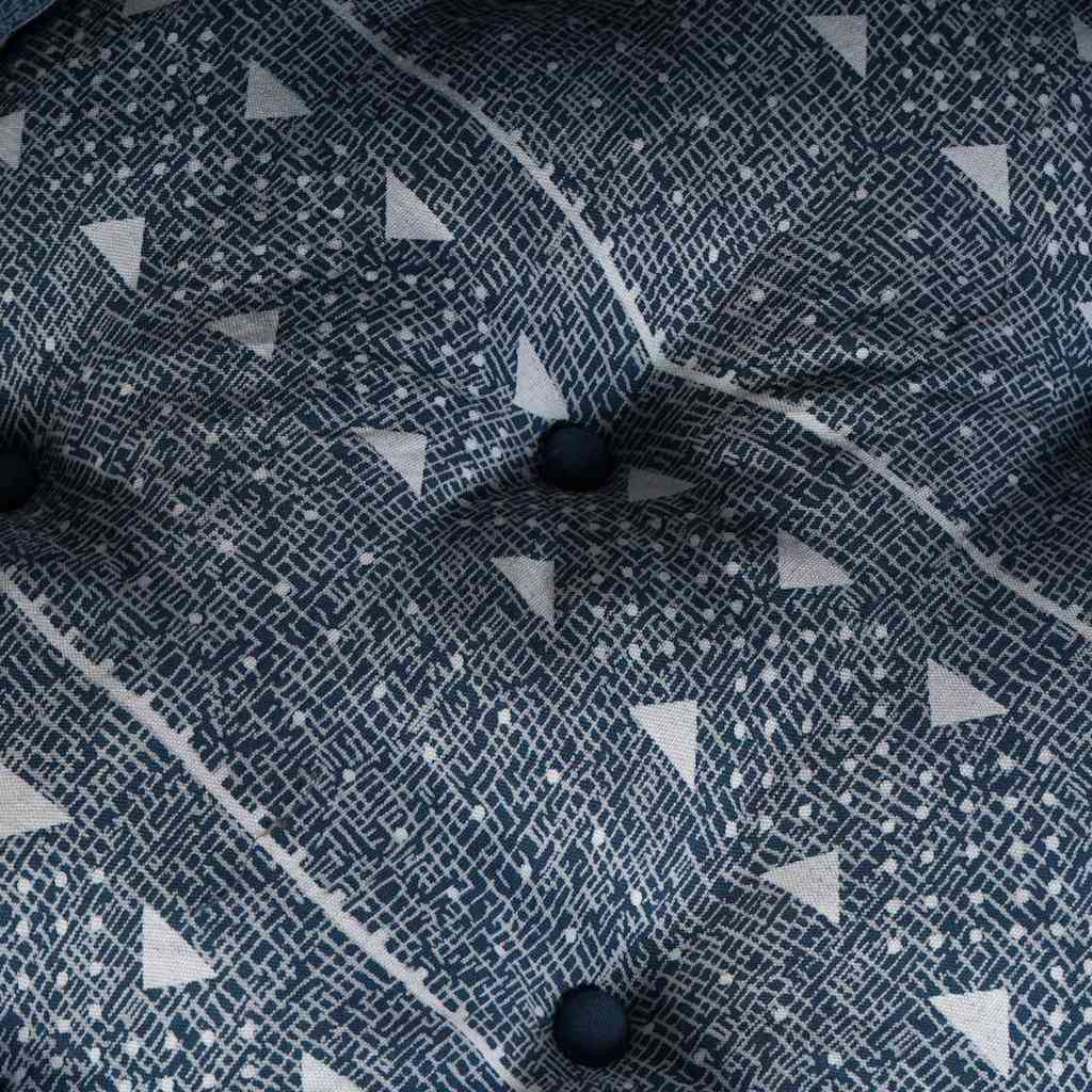Modulares Sofa Geometrisch Indigo 70 x 70 x 36 cm Stoff