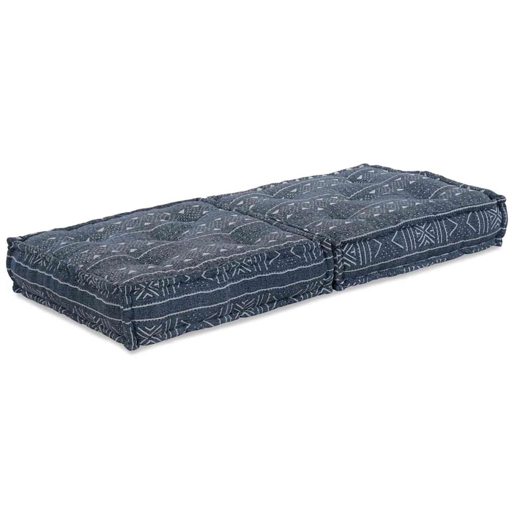 Modulares Sofa Geometrisch Indigo 70 x 70 x 36 cm Stoff
