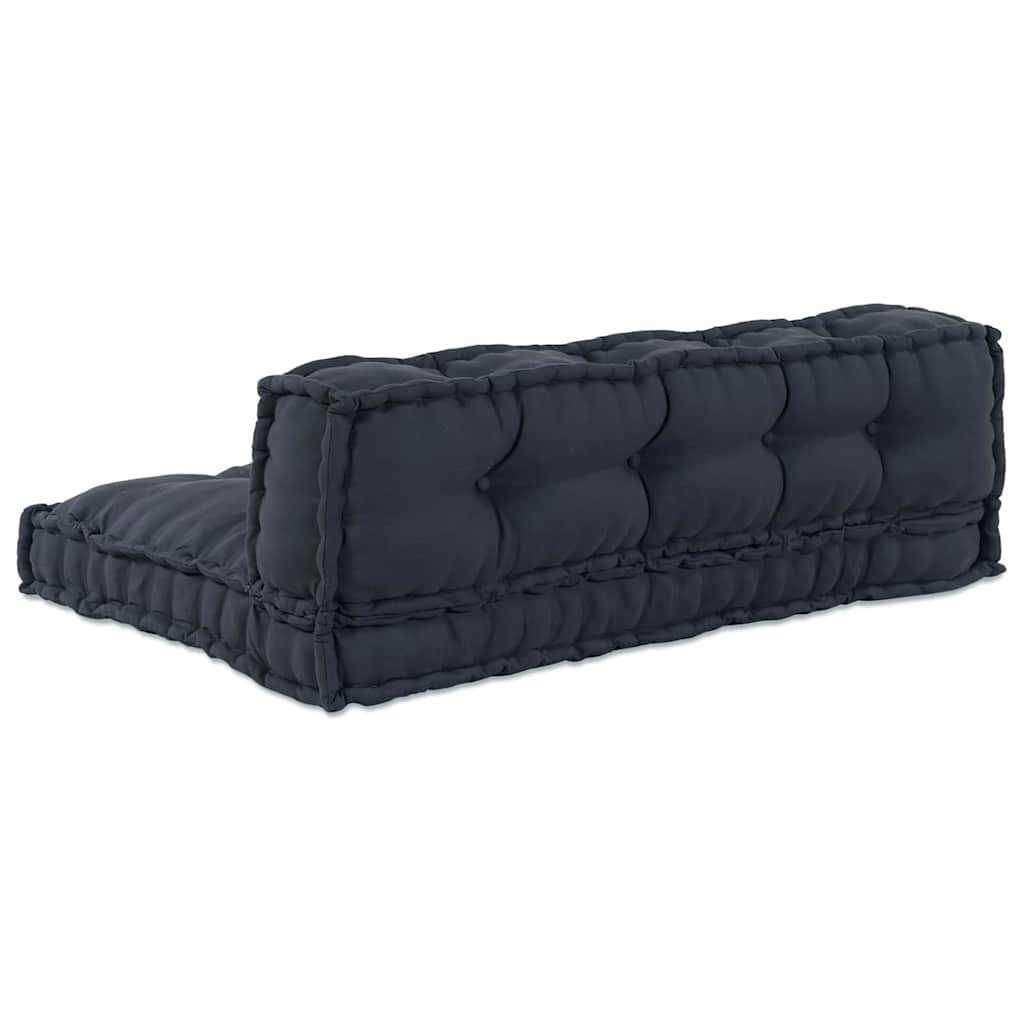 Pallet Sofa Kissen Anthrazit Stoff