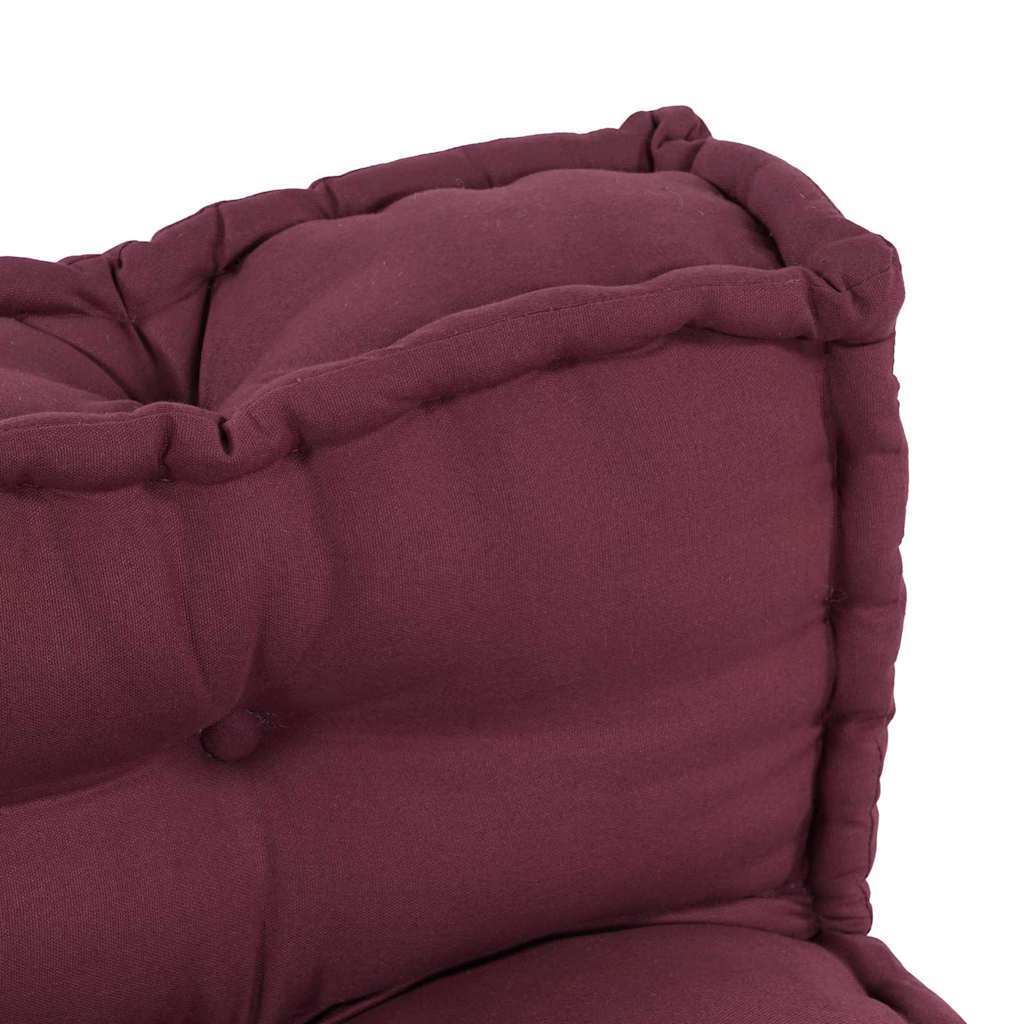 Pallet Sofa Kissen Kastanienbraun Stoff