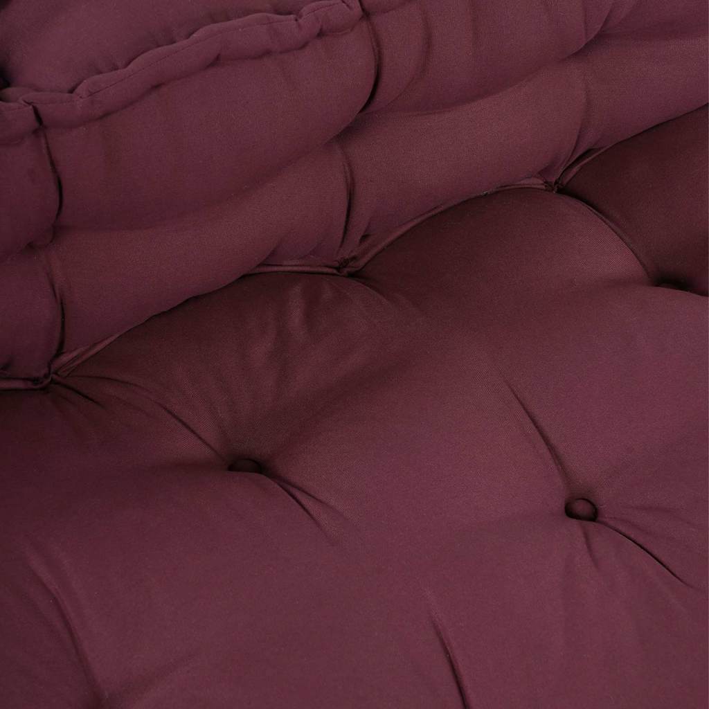 Pallet Sofa Kissen Kastanienbraun Stoff