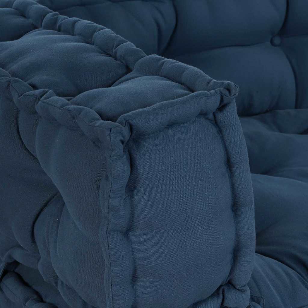 Pallet Sofa Kissen Indigo Stoff