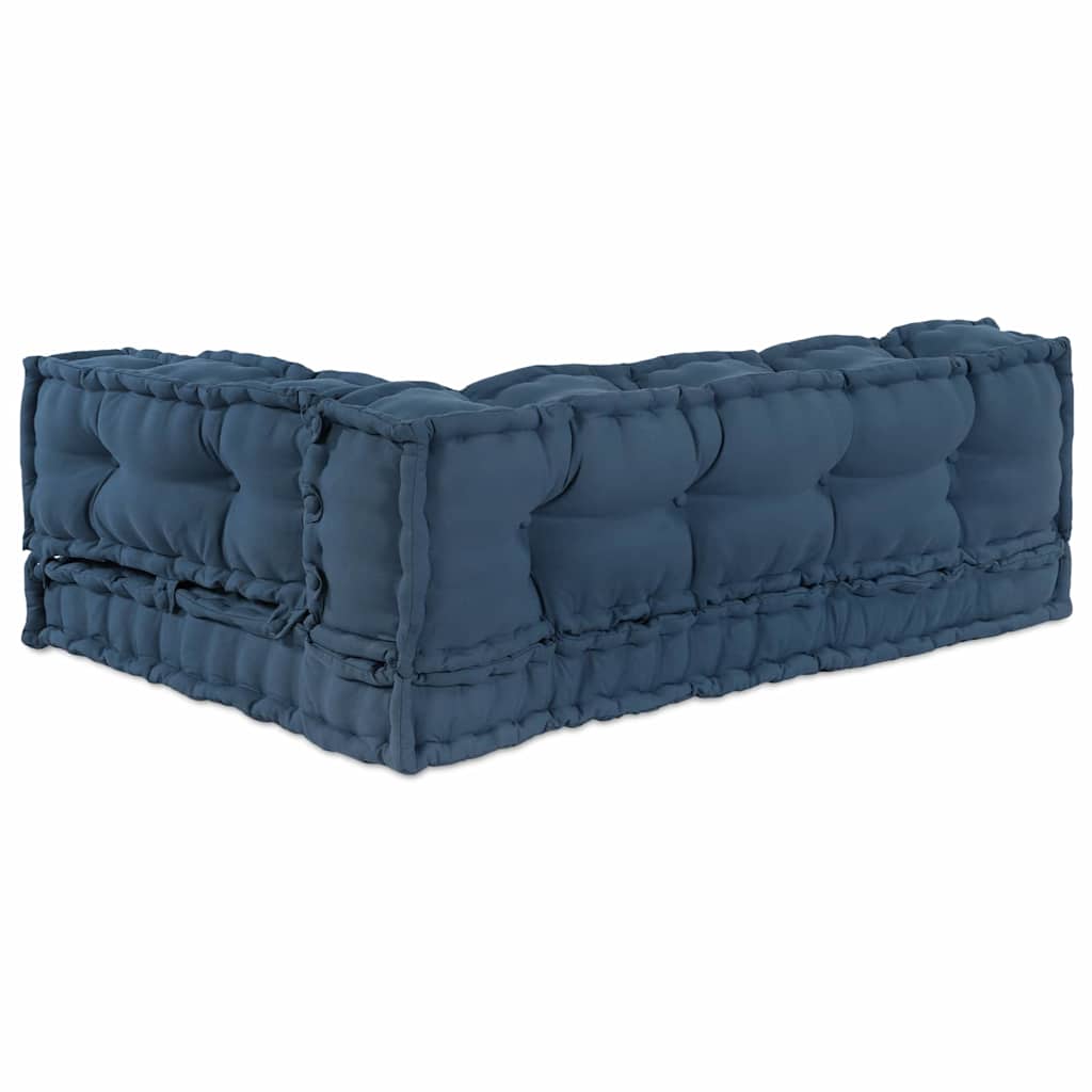 Pallet Sofa Kissen Indigo Stoff