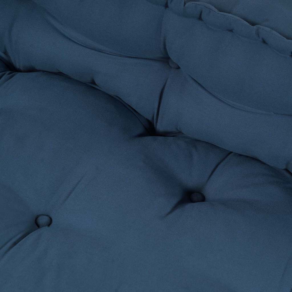 Pallet Sofa Kissen Indigo Stoff