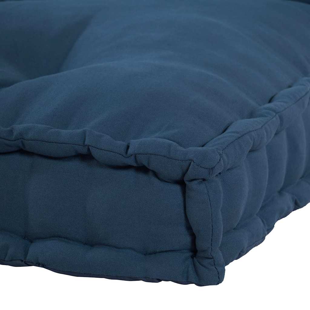 Pallet Sofa Kissen Indigo Stoff
