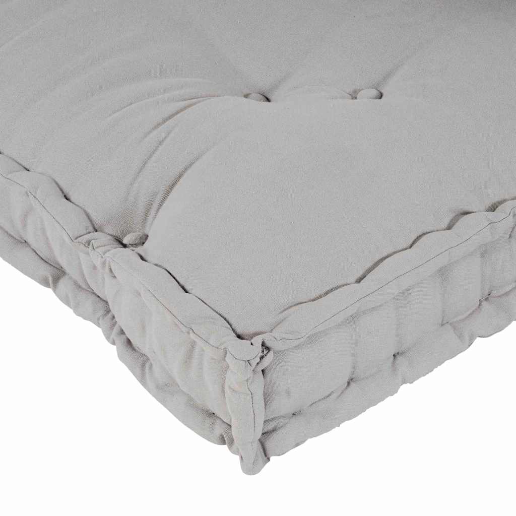 Pallet Sofa Kissen Grau Stoff