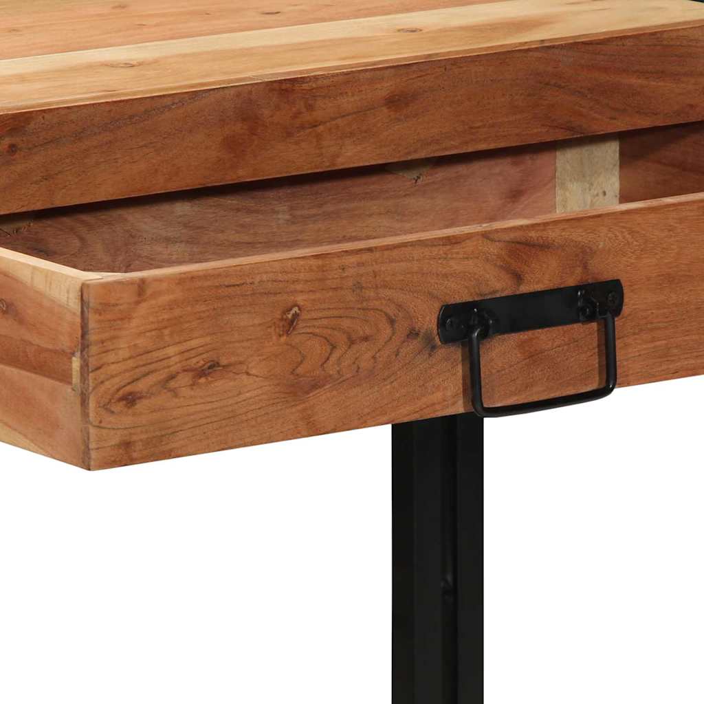 Konsolentisch Braun 120 x 33 x 75 cm Massivholz Akazie
