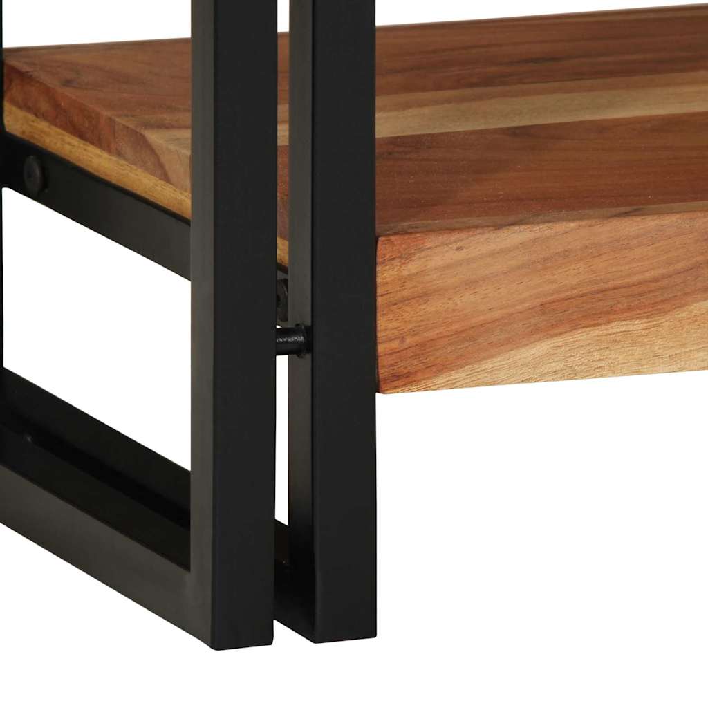 Konsolentisch Braun 120 x 33 x 75 cm Massivholz Akazie