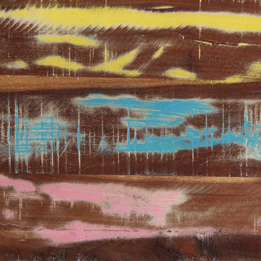 Konsolentisch Mehrfarbig 120 x 33 x 75 cm Massives Altholz