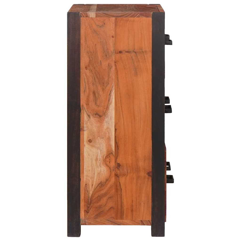 Sideboard 3 pcs Braun 110 x 30 x 75 cm Massivholz Akazie