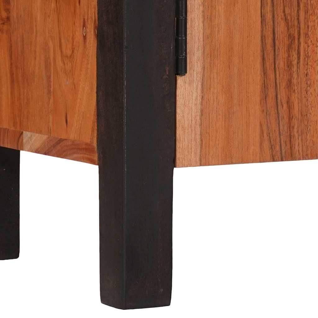 Sideboard 3 pcs Braun 55 x 30 x 75 cm Massivholz Akazie