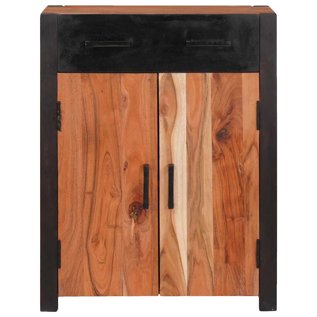 Sideboard 2 pcs Braun 110 x 30 x 75 cm Massivholz Akazie