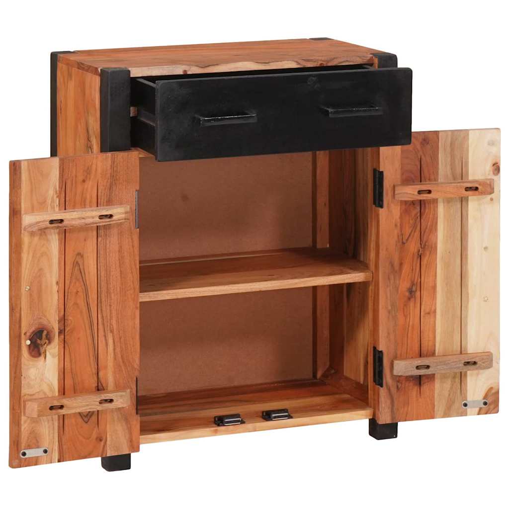 Sideboard 3 pcs Braun 165 x 30 x 75 cm Massivholz Akazie