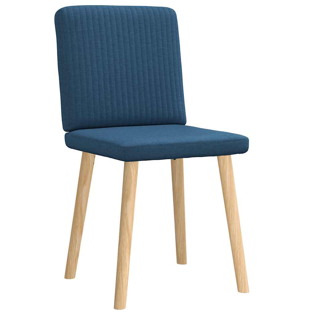 Esszimmerstühle 2 Stk. Blau Stoff