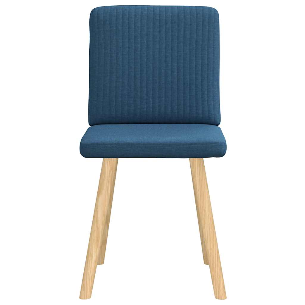 Esszimmerstühle 2 Stk. Blau Stoff