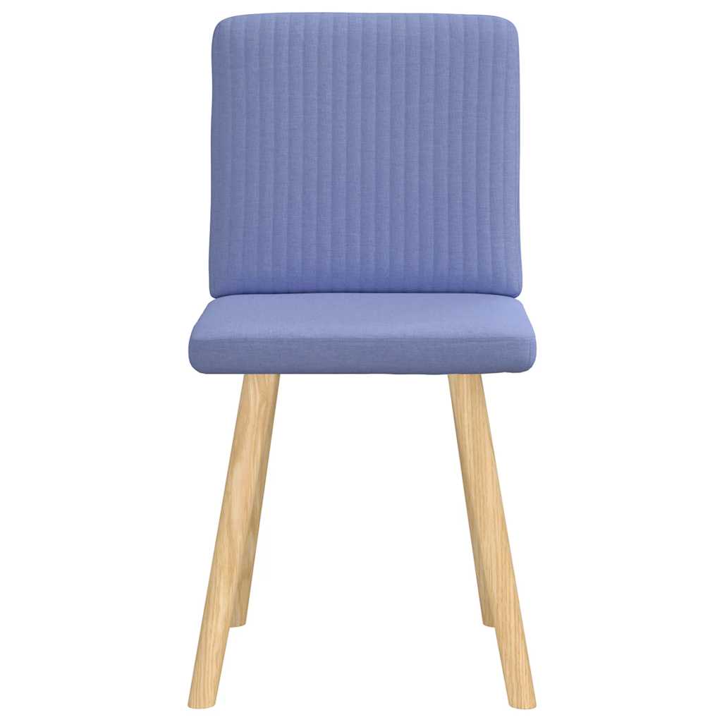 Esszimmerstühle 2 Stk. Jeansblau Stoff