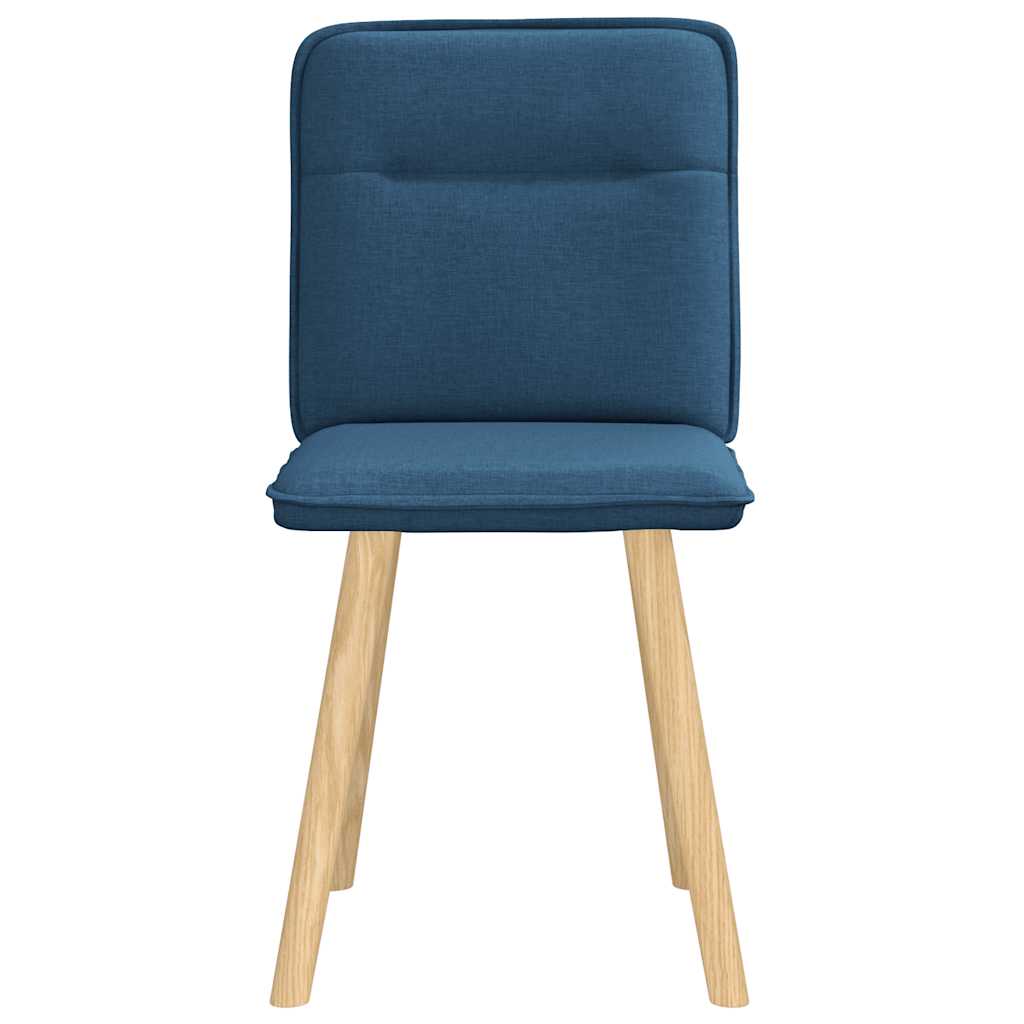 Esszimmerstühle 2 Stk. Blau Stoff