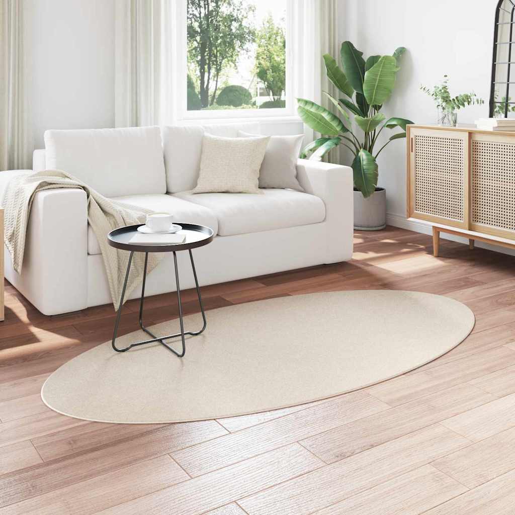 Teppich HUARTE Beige 100 x 200 cm Polyester