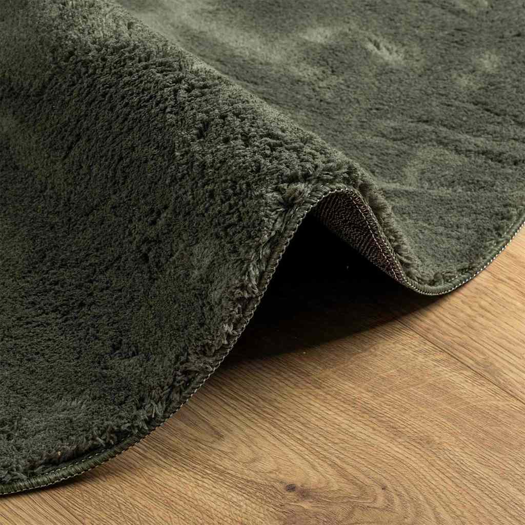 Teppich HUARTE Waldgrün 120 x 170 cm Polyester