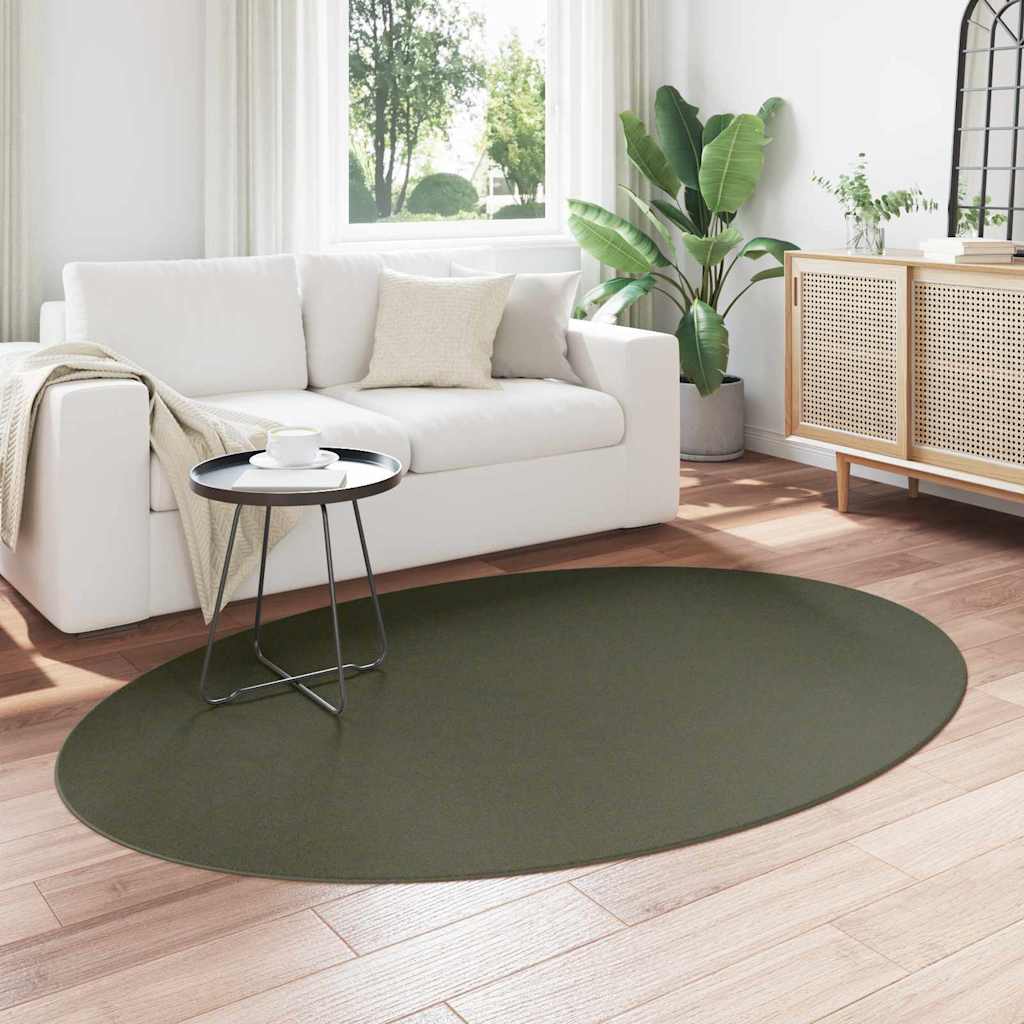 Teppich HUARTE Waldgrün 140 x 200 cm Polyester