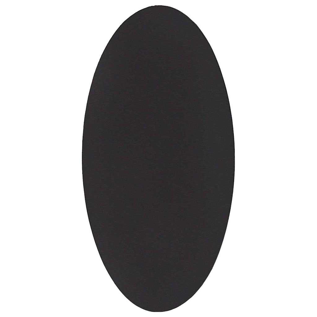 Teppich HUARTE Schwarz 100 x 200 cm Polyester