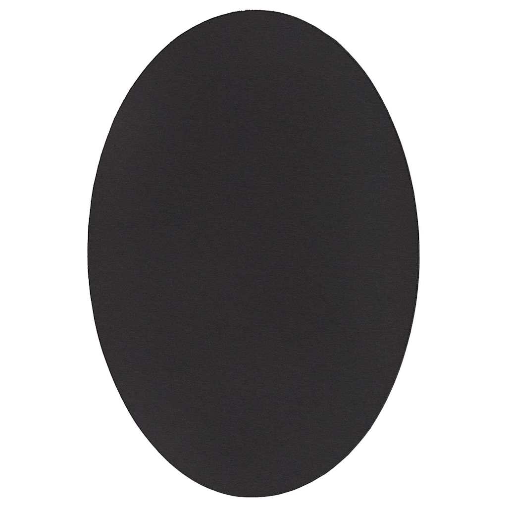 Teppich HUARTE Schwarz 140 x 200 cm Polyester