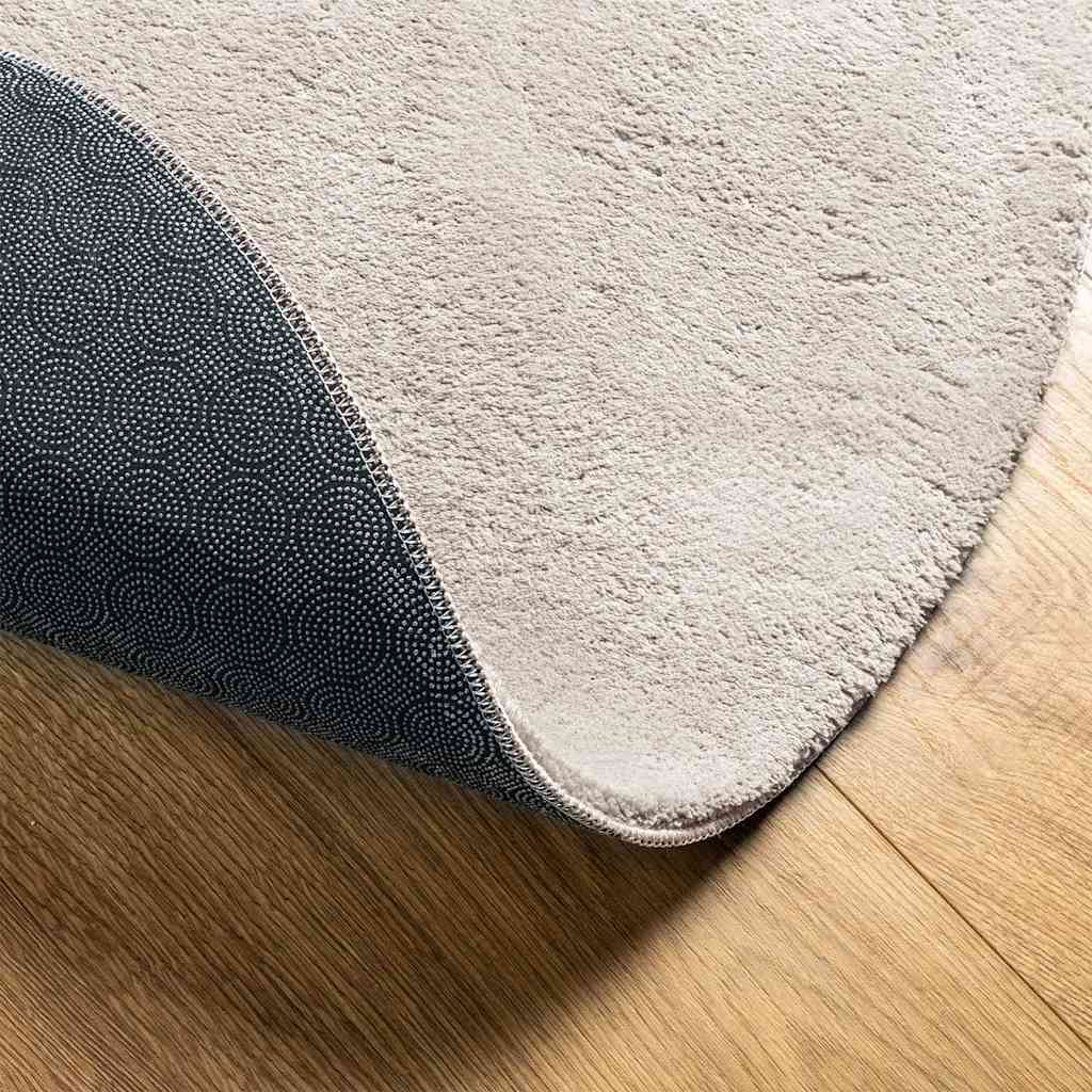 Teppich HUARTE Sand 140 x 200 cm Polyester
