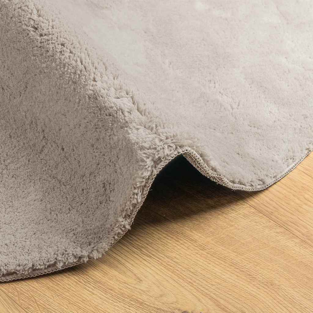 Teppich HUARTE Sand 140 x 200 cm Polyester