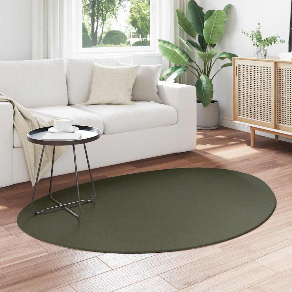 Teppich HUARTE Waldgrün 120 x 170 cm Polyester