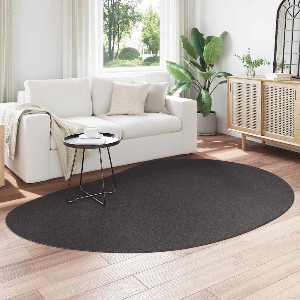 Teppich HUARTE Anthrazit 160 x 230 cm Polyester