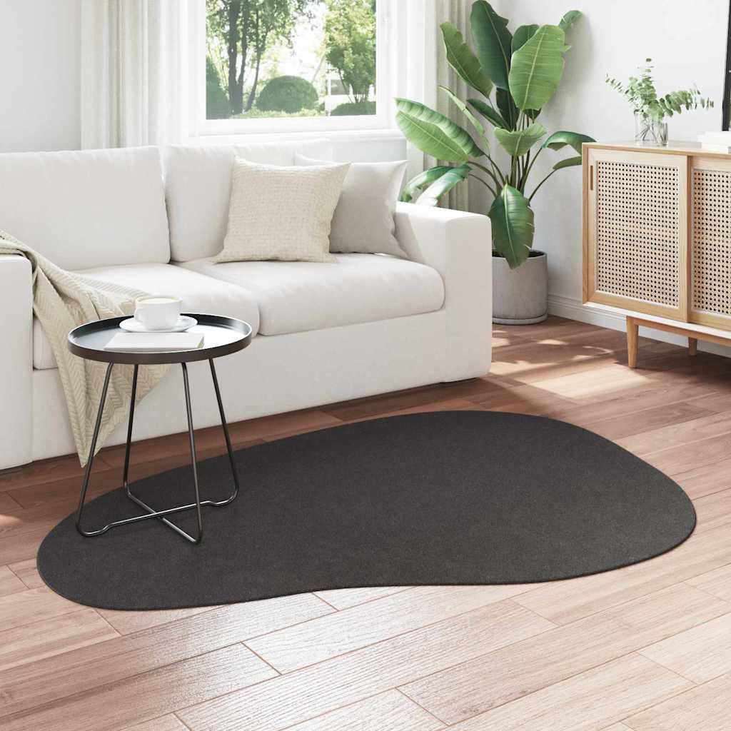 Teppich HUARTE Anthrazit 120 x 170 cm Polyester