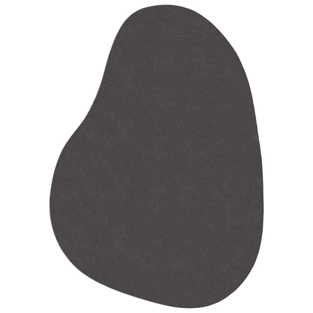 Teppich HUARTE Anthrazit 140 x 200 cm Polyester
