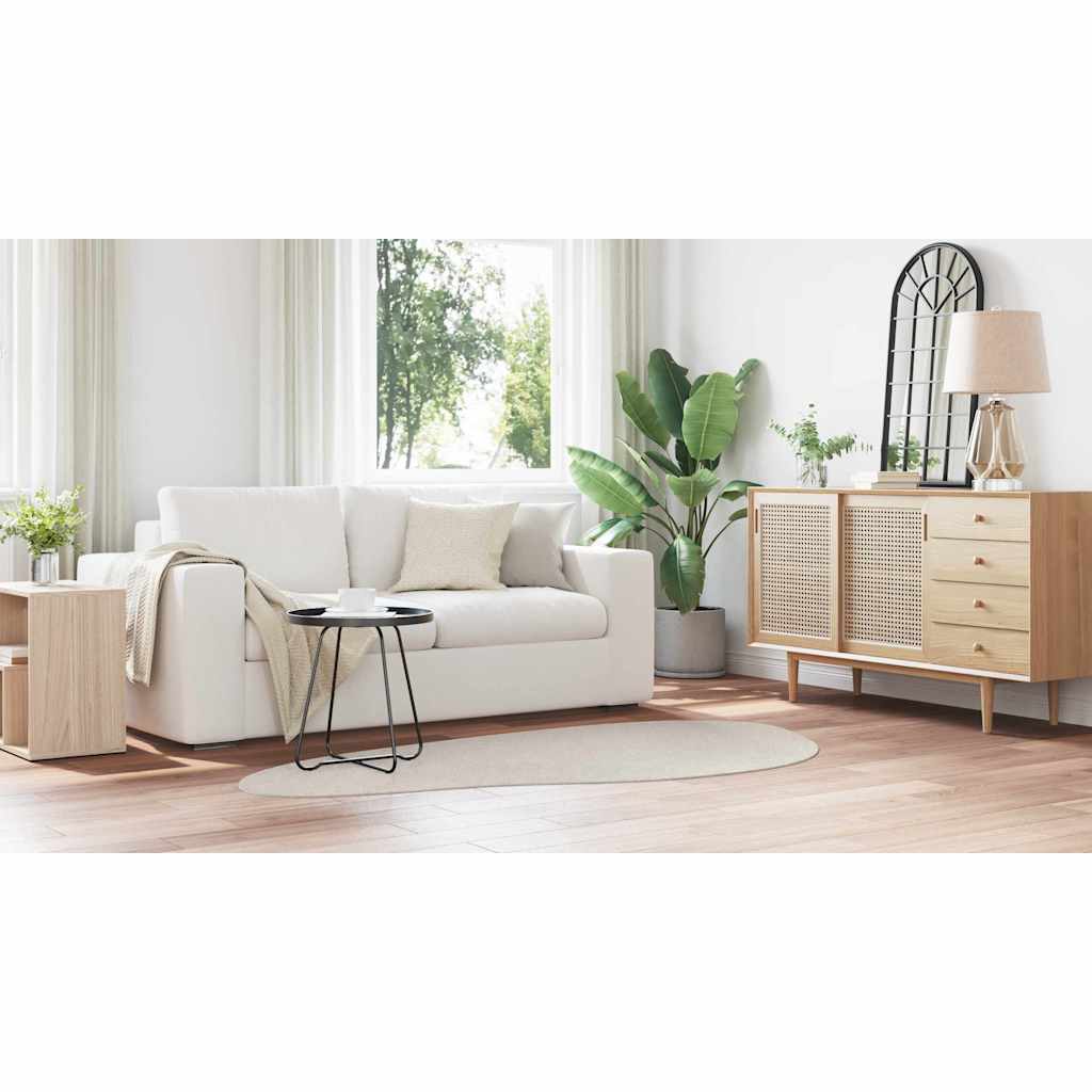 Teppich HUARTE Sand 100 x 200 cm Polyester