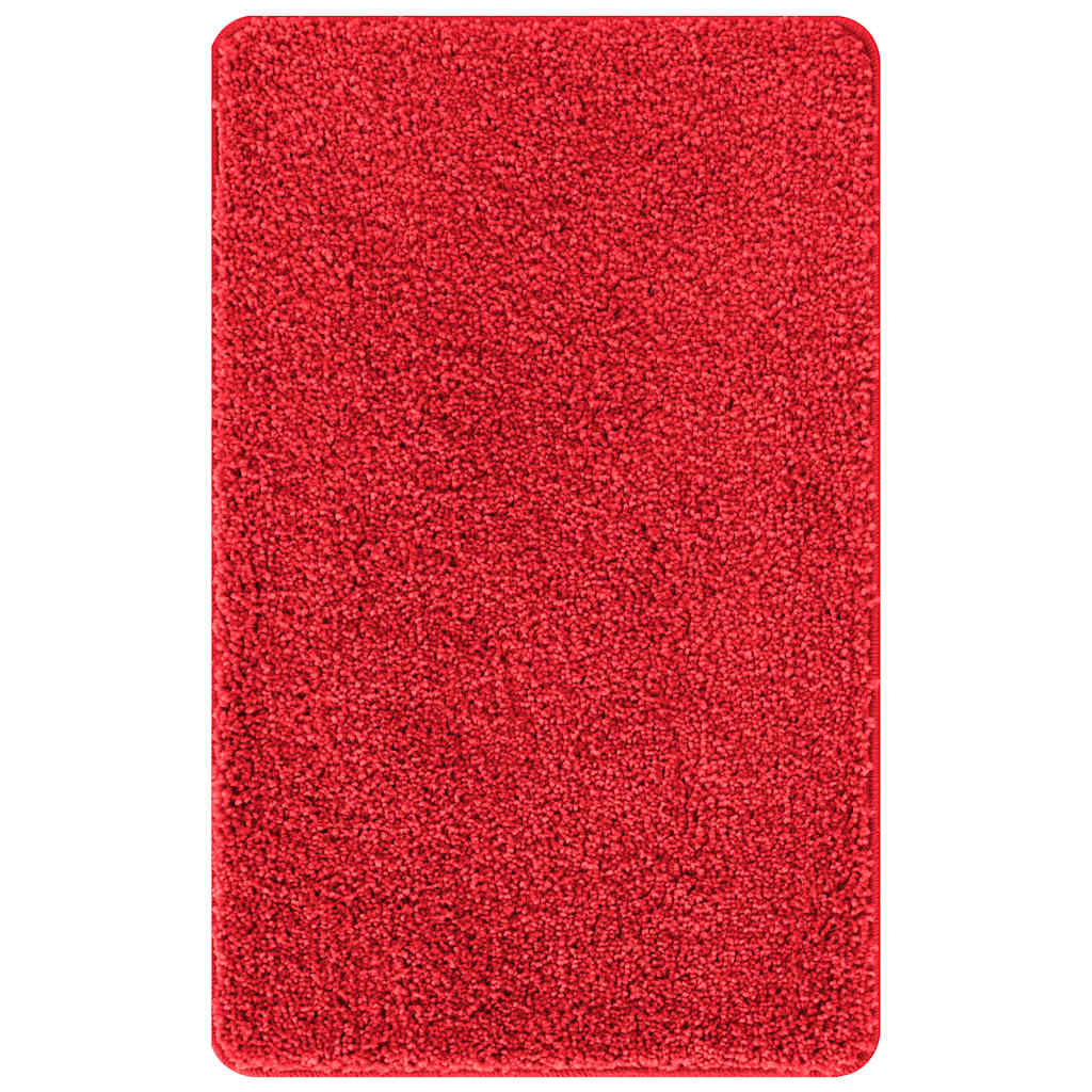 Anti-Rutsch Badematten-Set 3 pcs Rot 50 x 50 cm PP