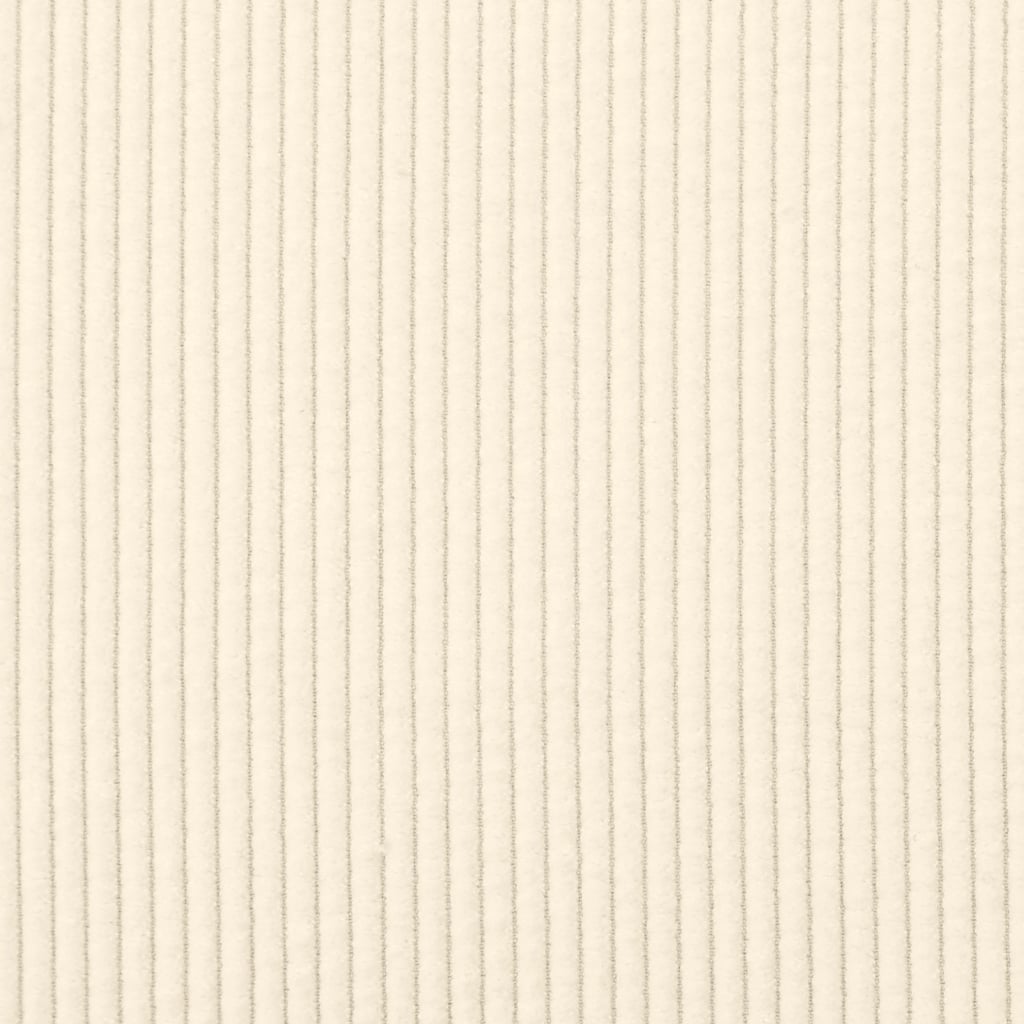Modulares Sofa mit Kissen Cordstoff Creme