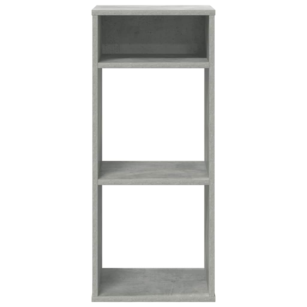 Bücherregal Betongrau 34x31x80 cm Holzwerkstoff