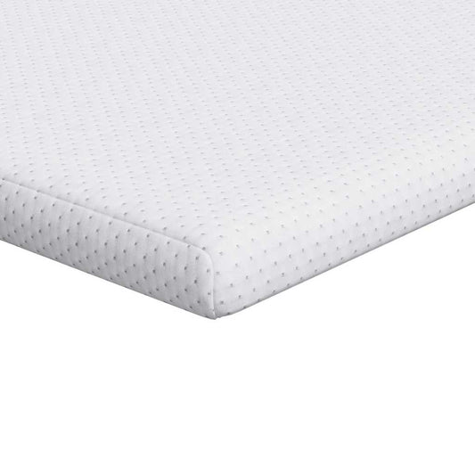Matratzenpads Weiß 90 x 190 cm 100% Polyester Jacquardstoff