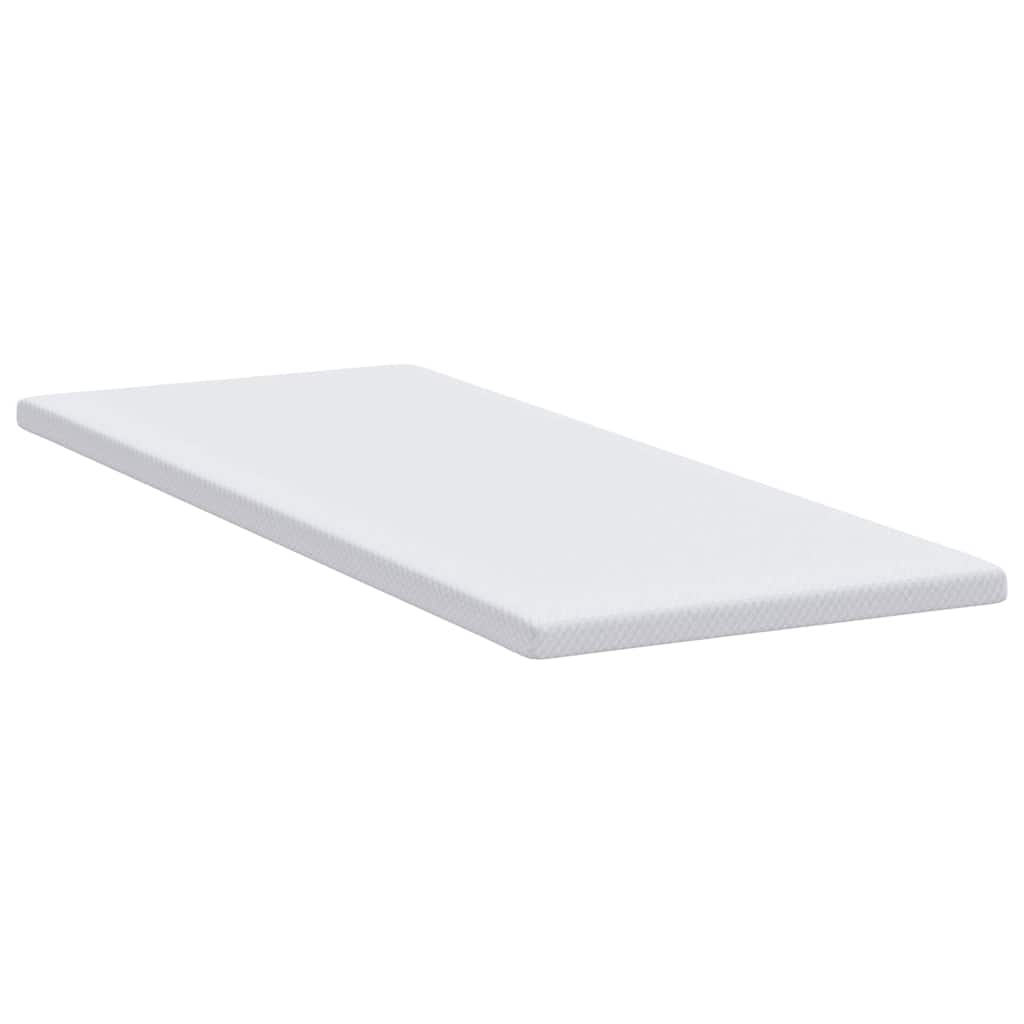Matratzenpads Weiß 70 x 200 cm 100% Polyester Jacquardstoff