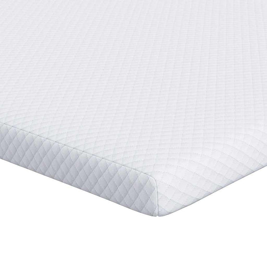 Matratzenpads Weiß 90 x 200 cm 100% Polyester Jacquardstoff
