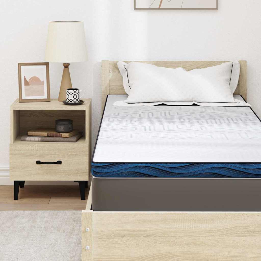Matratzenpads Weiß und blau 70 x 200 cm Gel-Speicherschaum