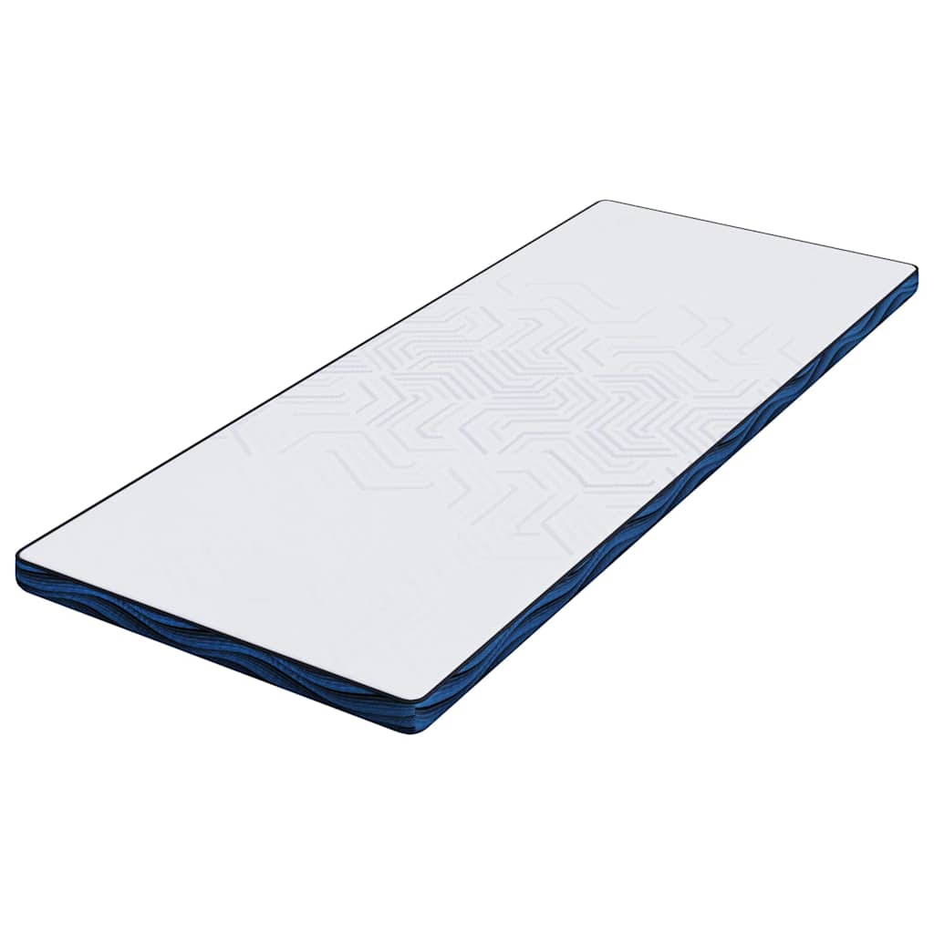 Matratzenpads Weiß und blau 70 x 200 cm Gel-Speicherschaum