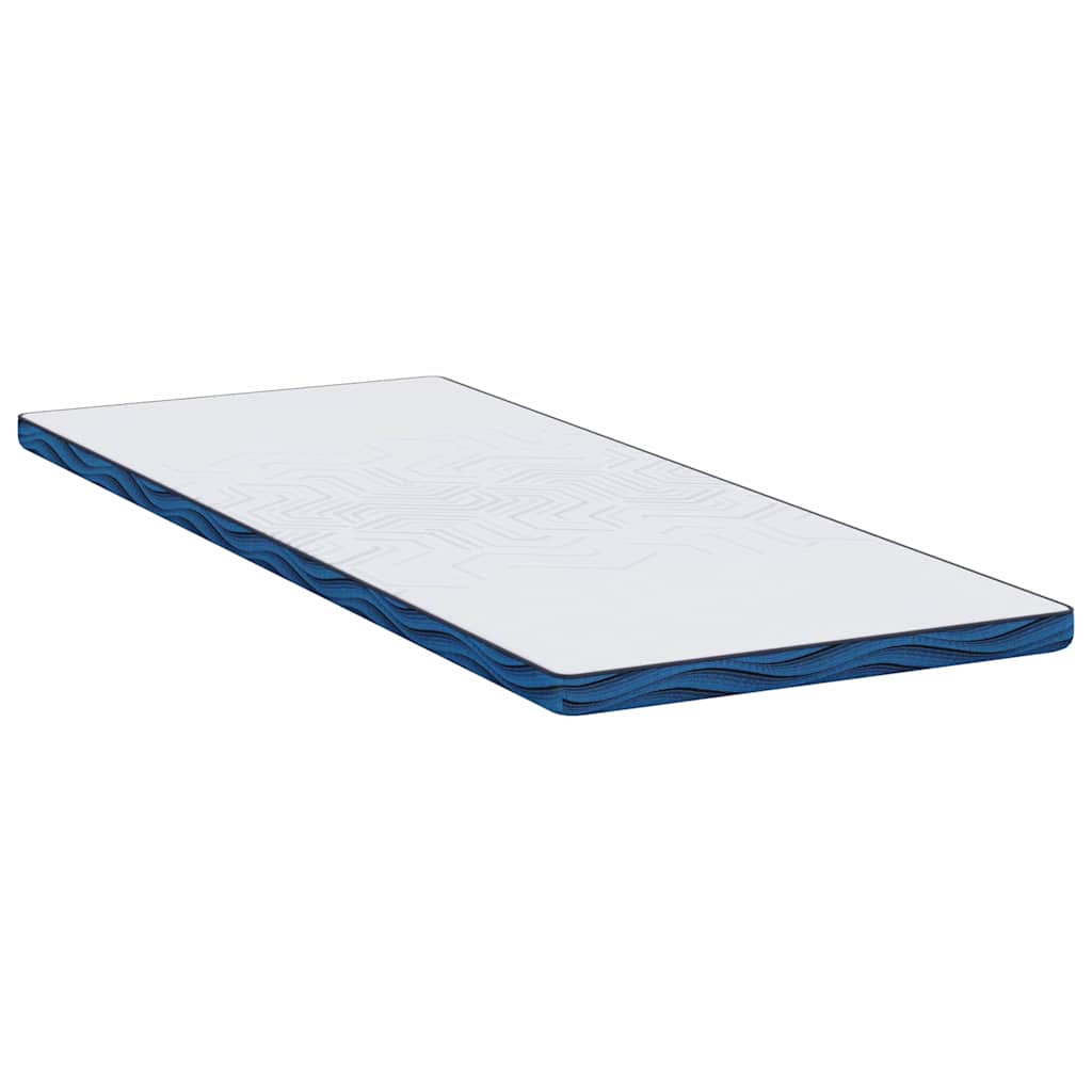 Matratzenpads Weiß und blau 70 x 200 cm Gel-Speicherschaum