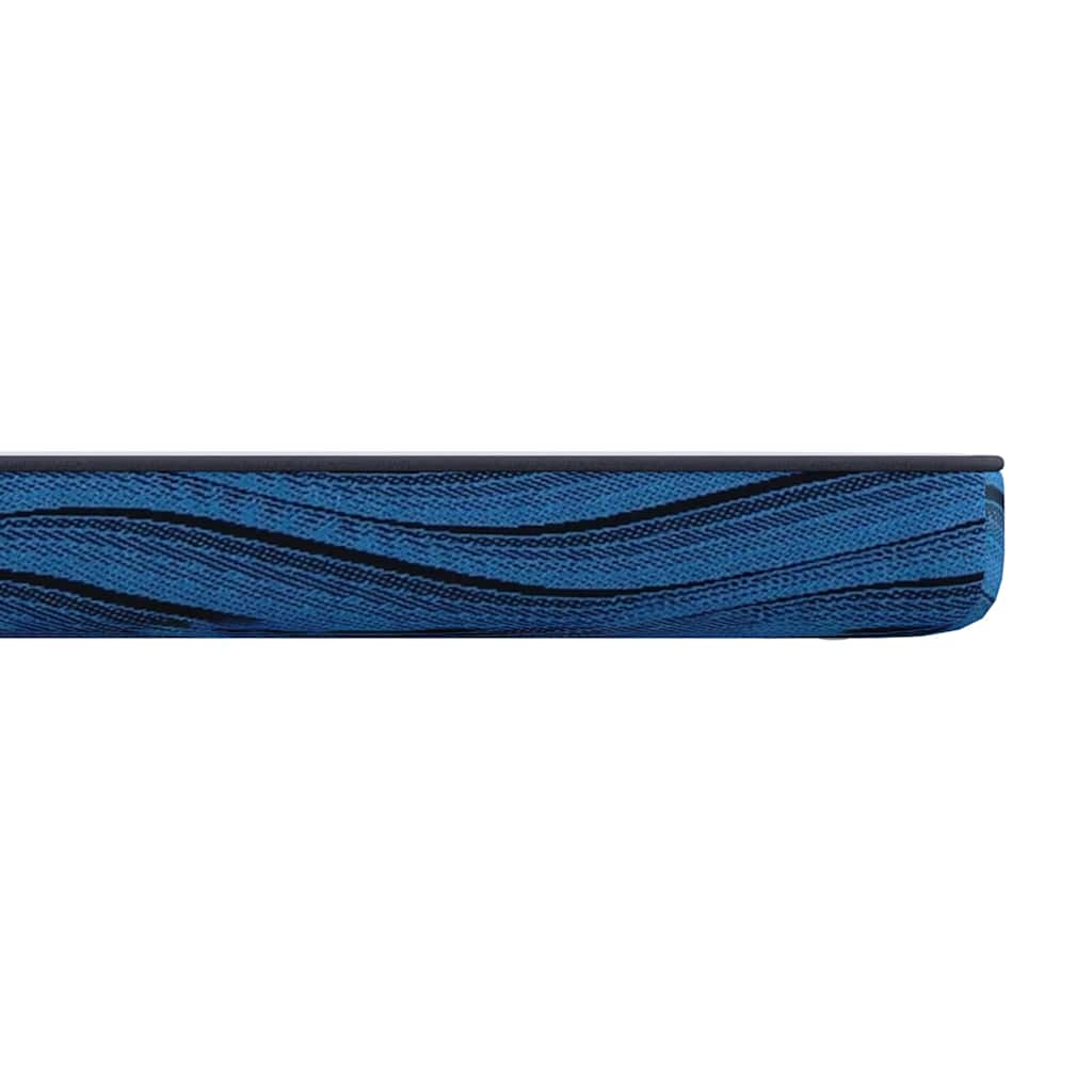 Matratzenpads Weiß und blau 90 x 190 cm Gel-Speicherschaum
